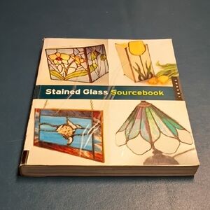 Stained Glass Sourcebook - Colorful Home Accent Coffee Table Book